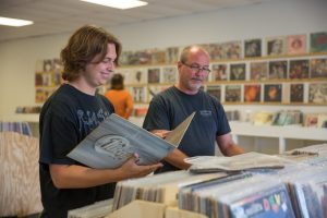 grand opening, Matthews NC, Noble Records, record store