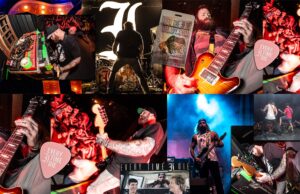 Andy Williams of Every Time I Die performing live on guitar
